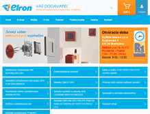 Tablet Screenshot of elron.sk